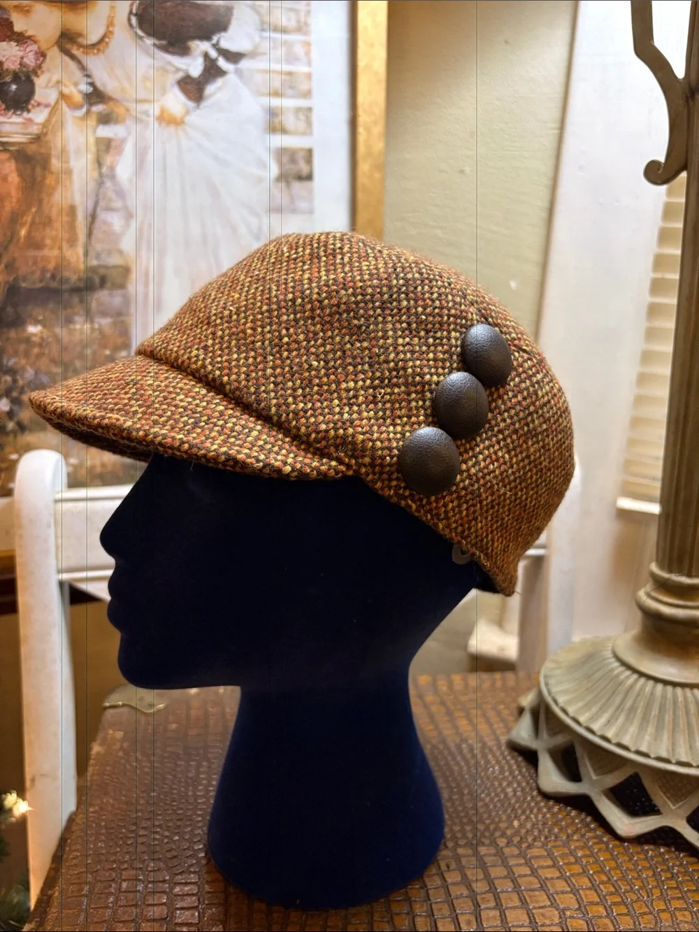 Vintage Ladies Wool Hat “Baroness Ashley”